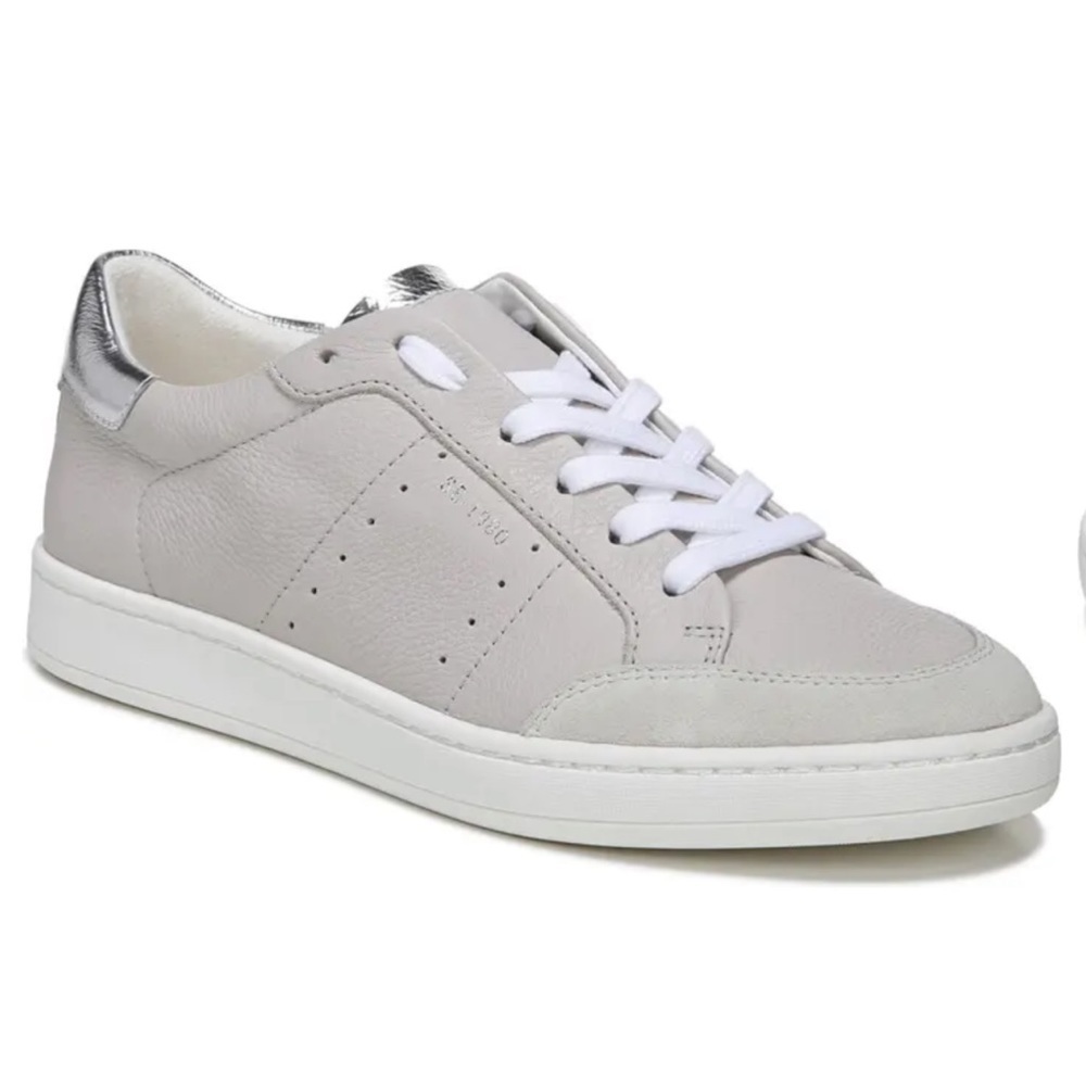 Sam Edelman Josi stone silver lace up sneakers leather sz 11‎ - Picture 4 of 15